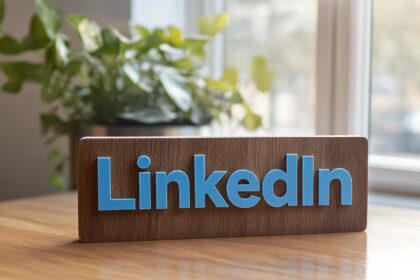 Badge de vérification LinkedIn sur une page d'entreprise