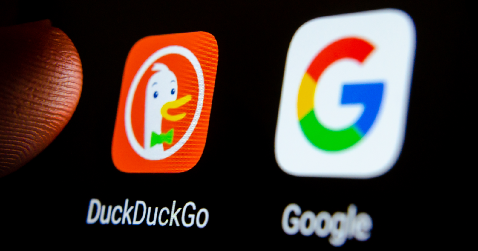 Le comparatif Google Vs Duck Duck Go 