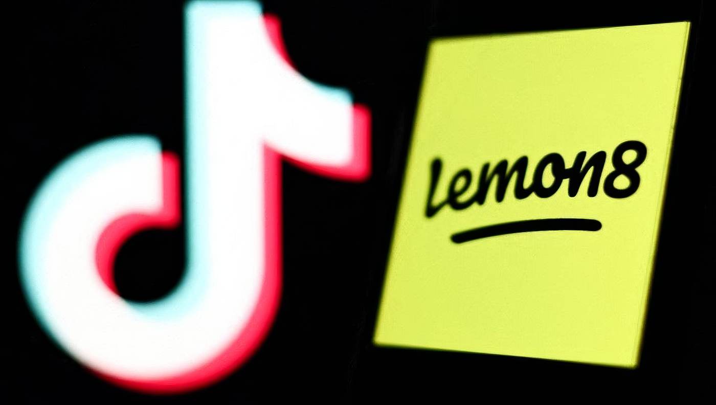 Créateurs connectant TikTok et Lemon8 dans un mélange de fun et de suspense, image lumineuse et captivante.